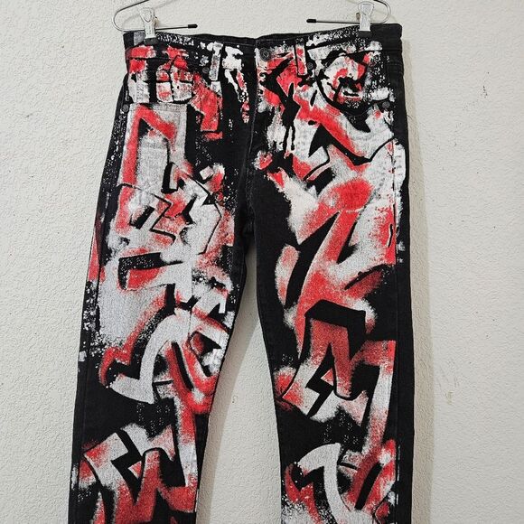 Waimea Graffiti Art Jeans Size 30 Men - Picture 3 of 10